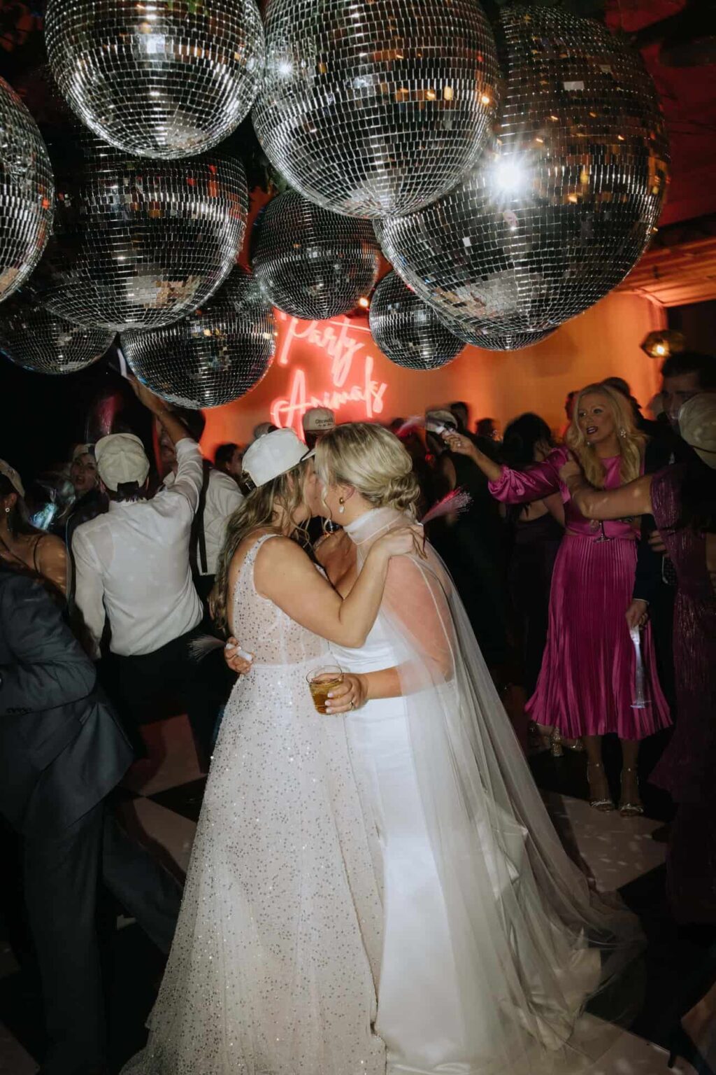 A Maximalist New Year’s Eve Disco Wedding Atlanta