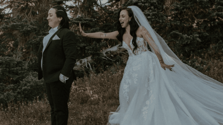 Mount Hood Forest Elopement with Champagne Pops and Vow Books