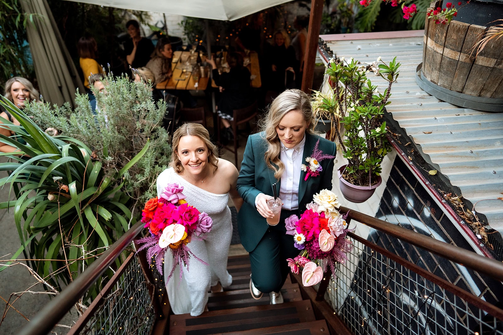 A Colorful Disco Wedding at Vin and Flower in Perth – photo 3