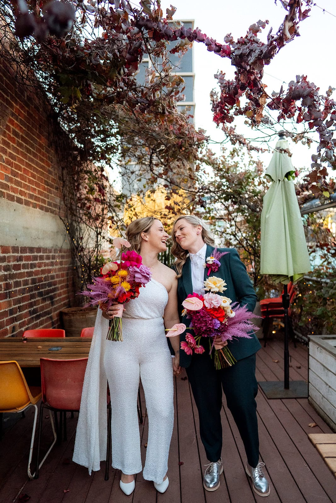 A Colorful Disco Wedding at Vin and Flower in Perth – photo 4