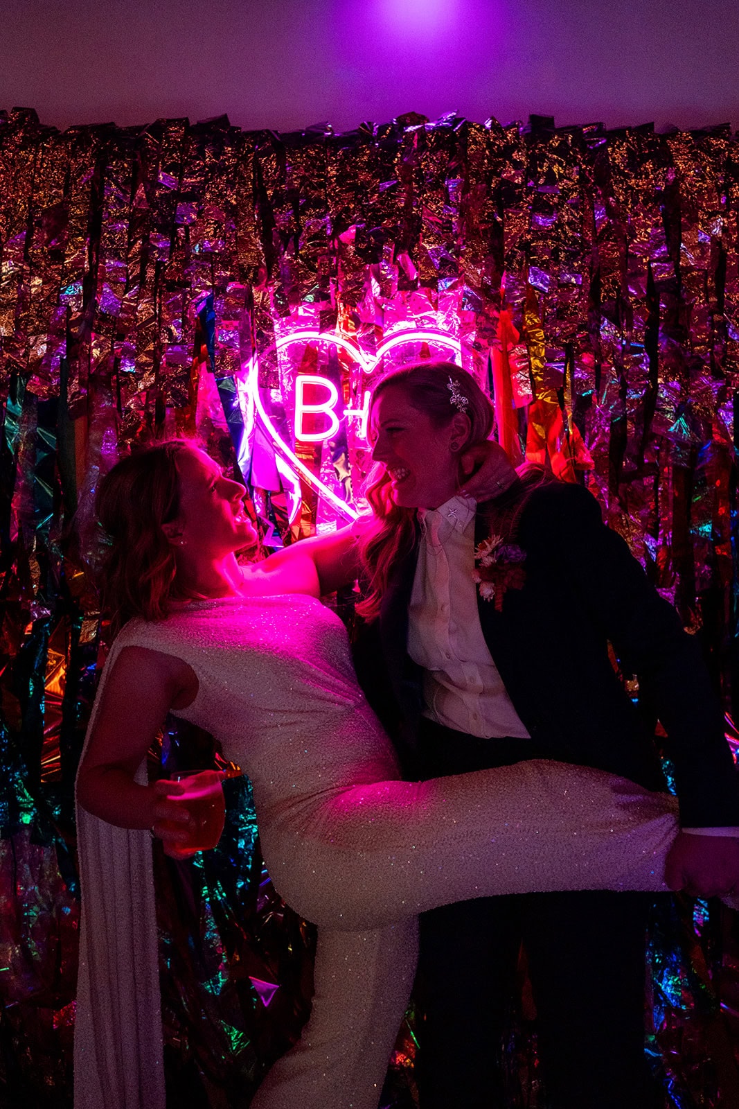 A Colorful Disco Wedding at Vin and Flower in Perth – photo 22