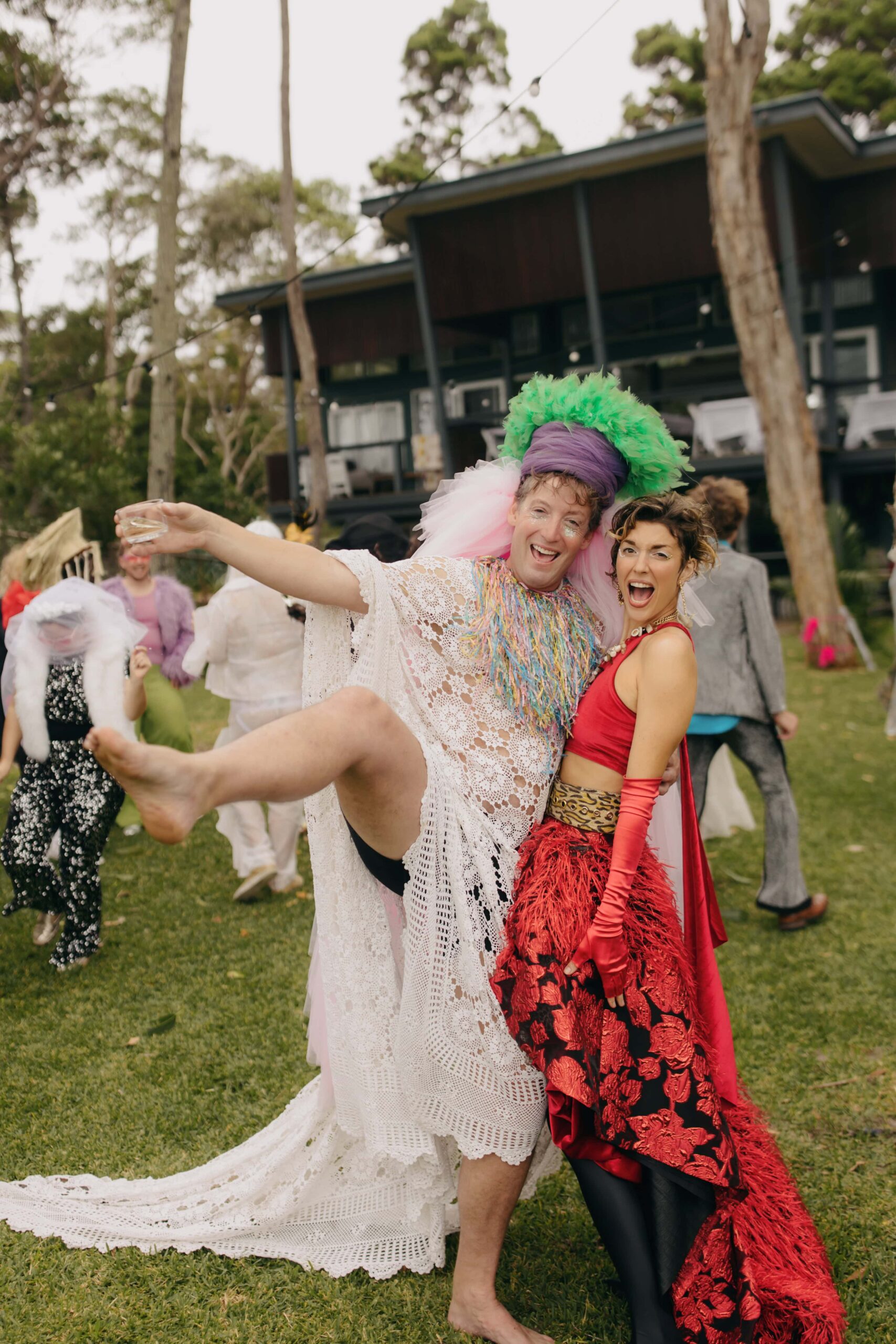 Forty Brooms, One Beach, and a Platonic Wedding Spell โ photo 18