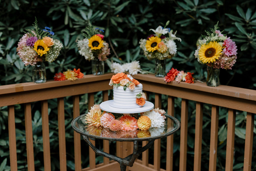 Intimate Garden Wedding at a Family Home in Cashiers โ photo 17