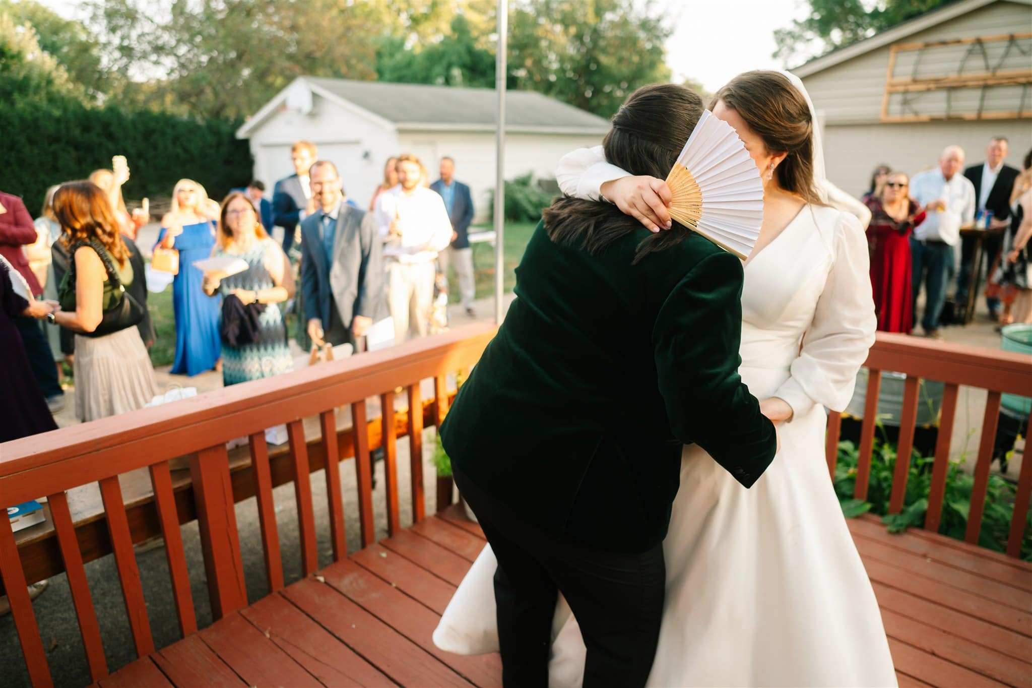 A Des Moines Backyard Wedding with Lanterns and S’mores – photo 15