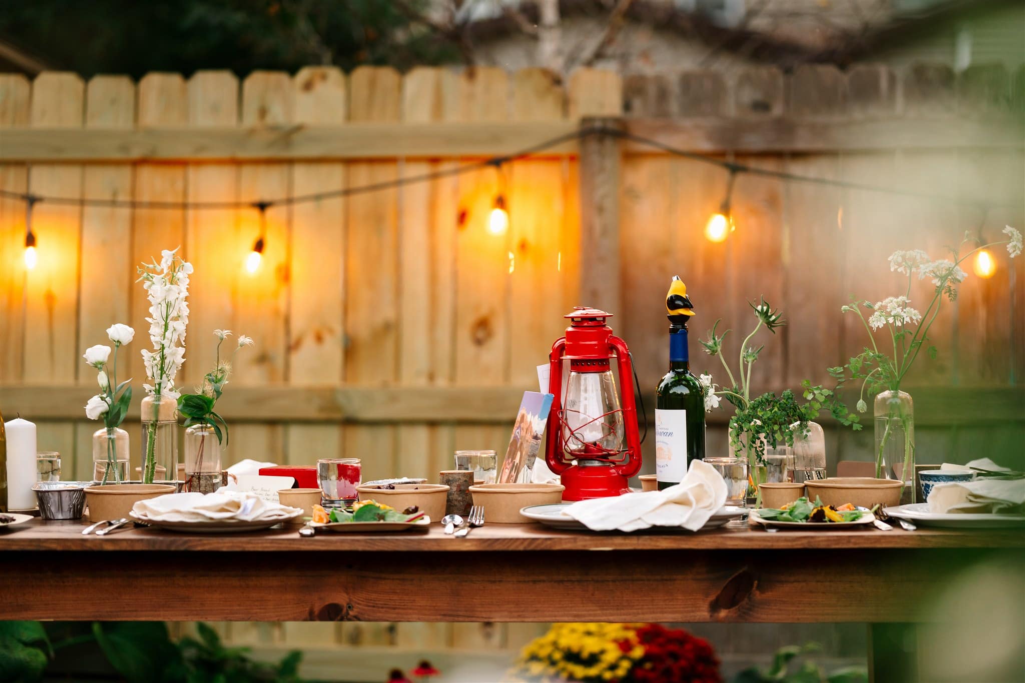 A Des Moines Backyard Wedding with Lanterns and S’mores – photo 18