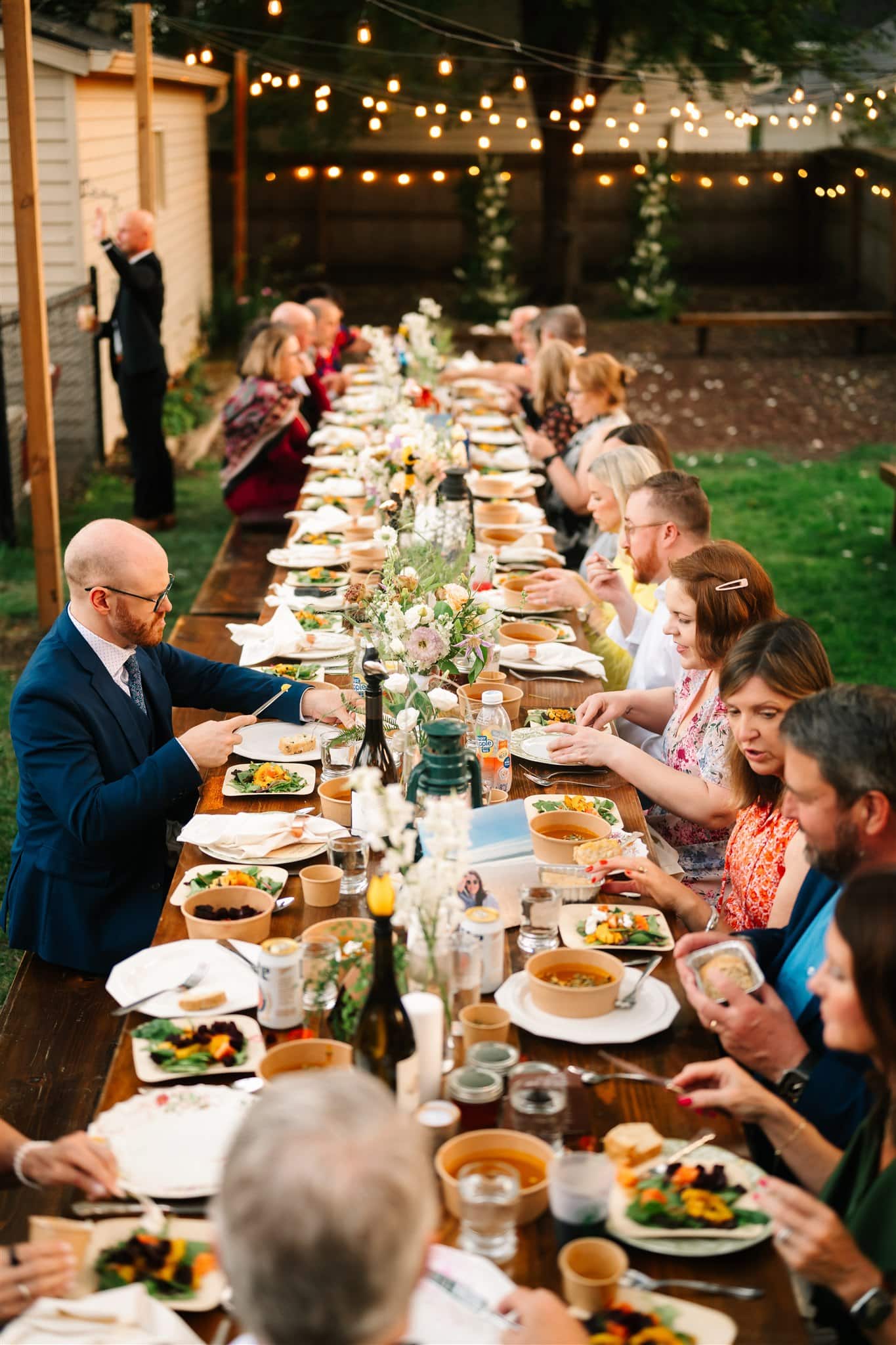 A Des Moines Backyard Wedding with Lanterns and S’mores – photo 19