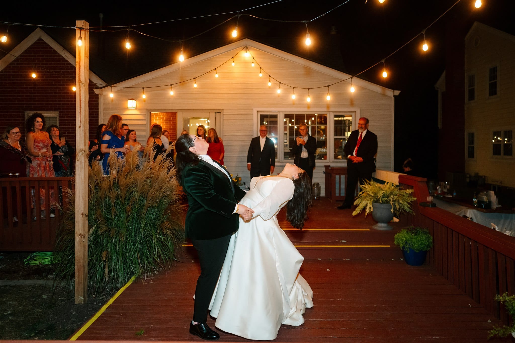 A Des Moines Backyard Wedding with Lanterns and S’mores – photo 23