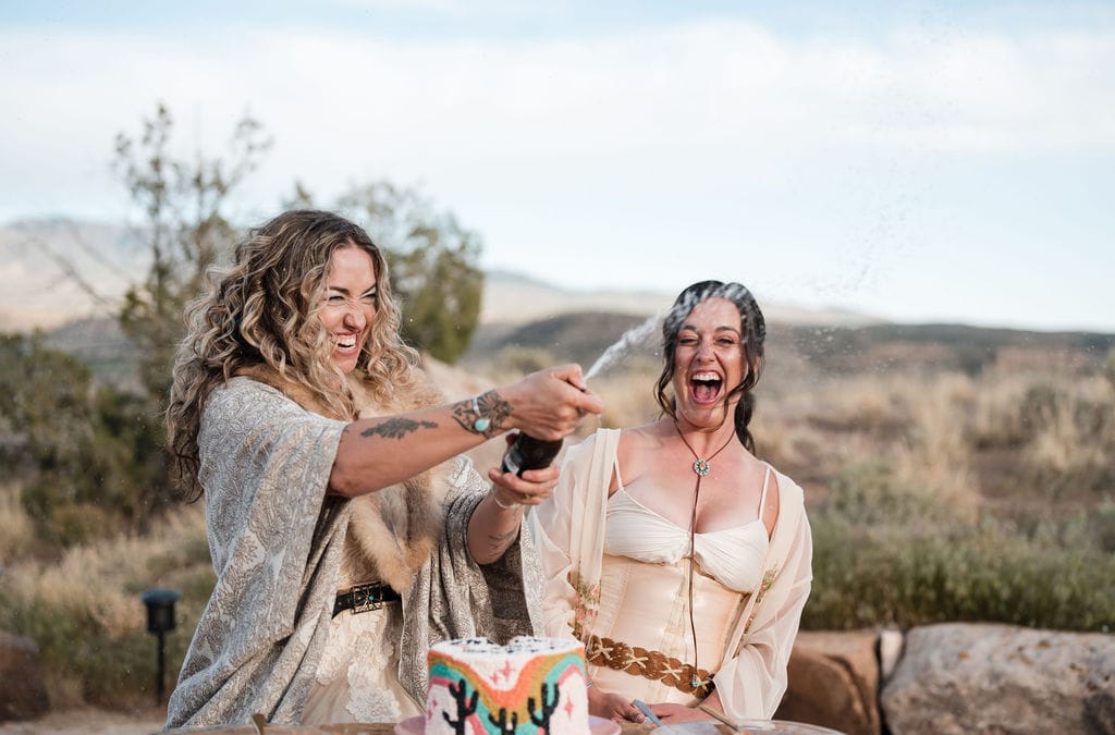 Southwest Desert Styling with Disco Balls and Rainbow Details – photo 7