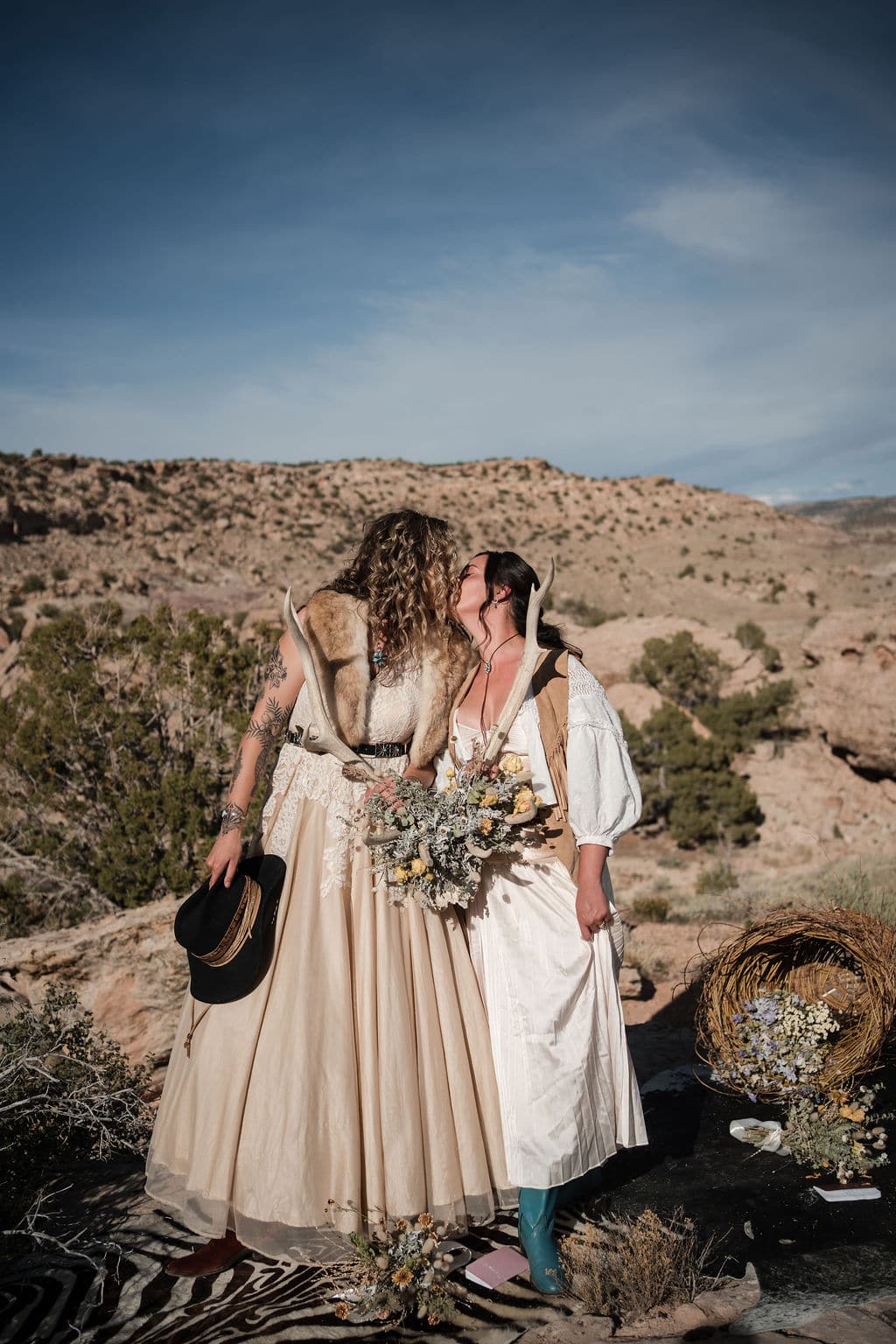 Southwest Desert Styling with Disco Balls and Rainbow Details – photo 24