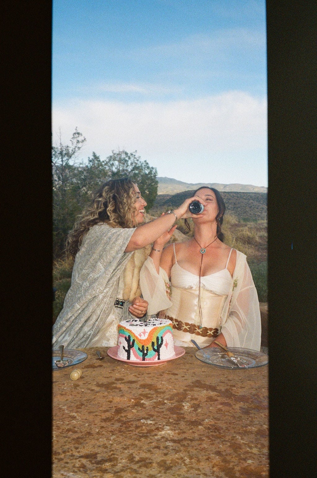 Southwest Desert Styling with Disco Balls and Rainbow Details – photo 35