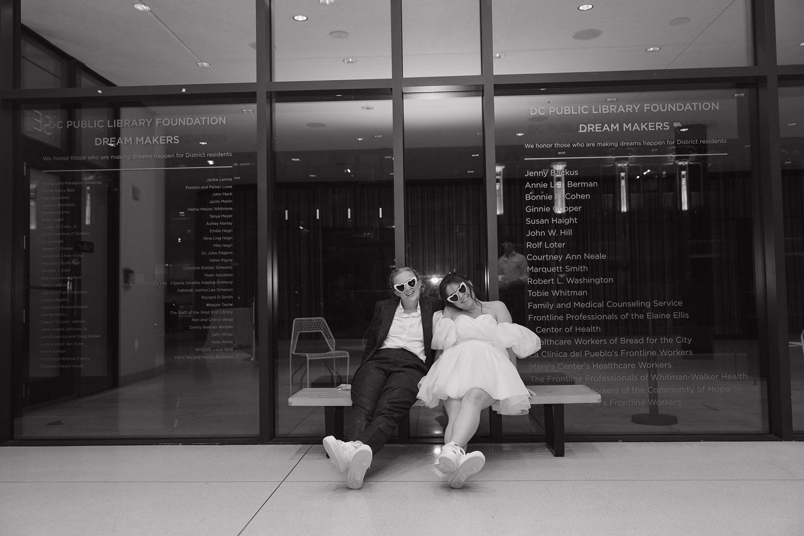 Sneakers, Slides, and Rooftop Vows at the Martin Luther King Jr. Library – photo 37
