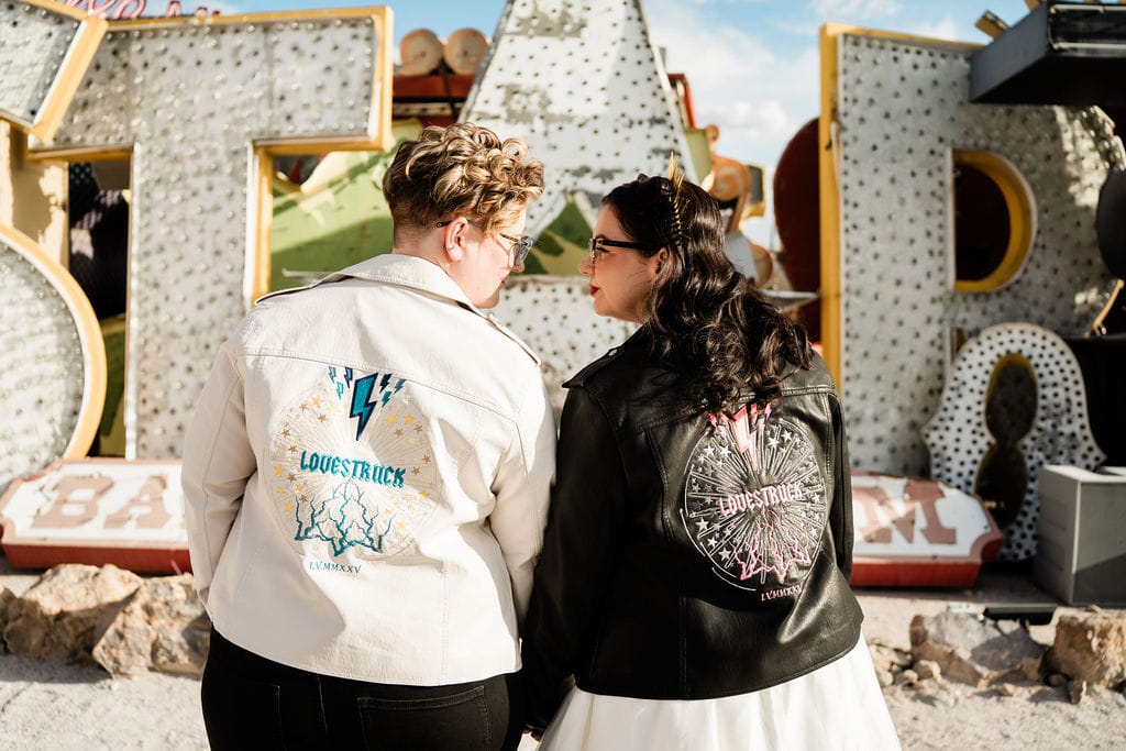 A Neon Museum Elopement with Elvis, Tattoos, and Vegas Lights – photo 17