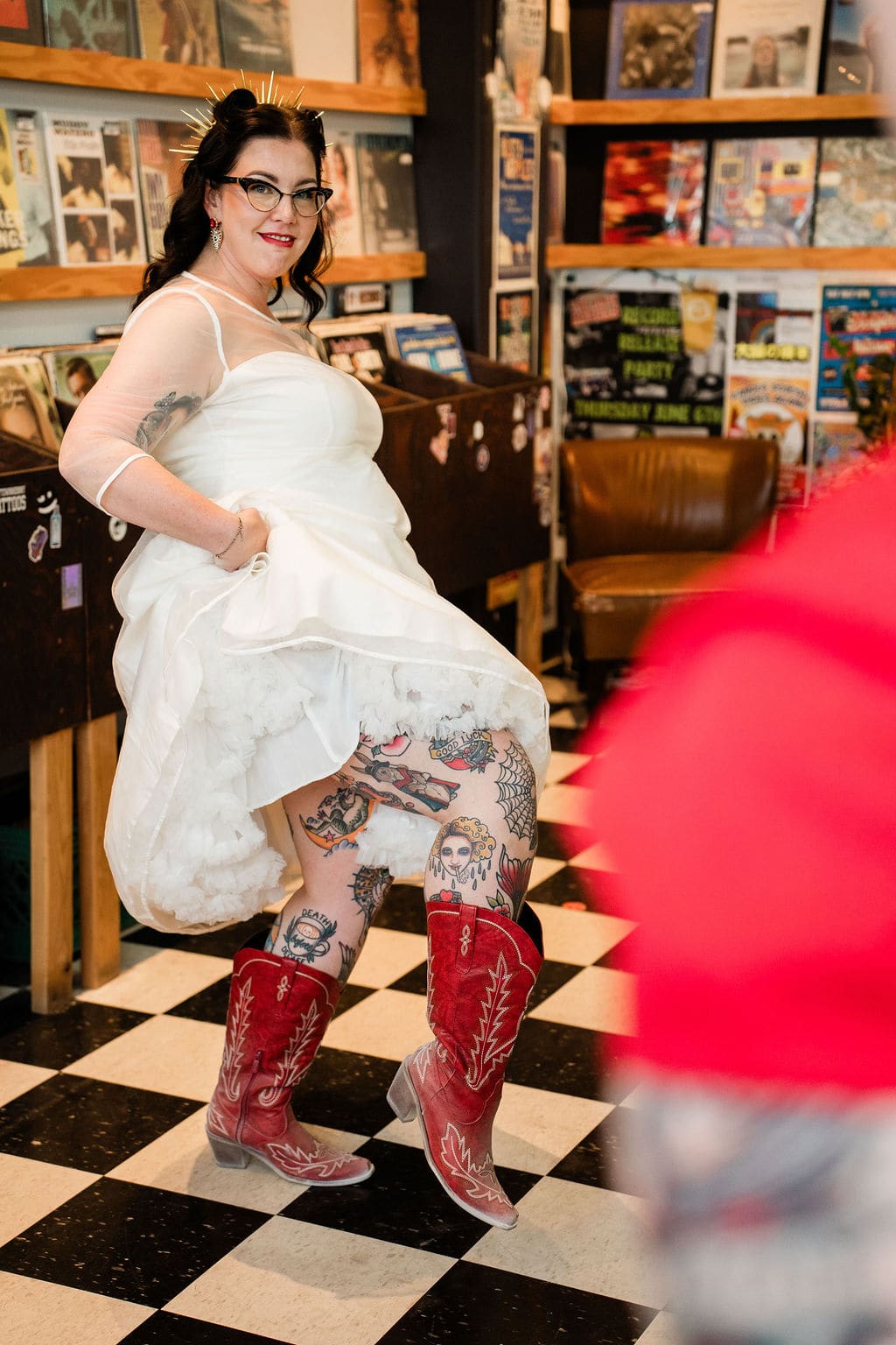 A Neon Museum Elopement with Elvis, Tattoos, and Vegas Lights – photo 20