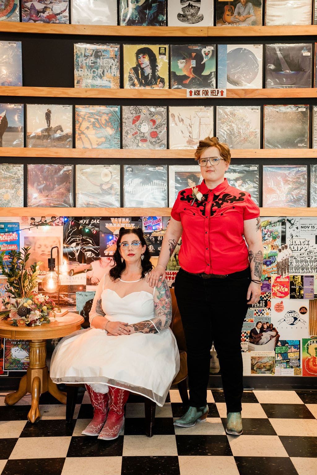 A Neon Museum Elopement with Elvis, Tattoos, and Vegas Lights – photo 21