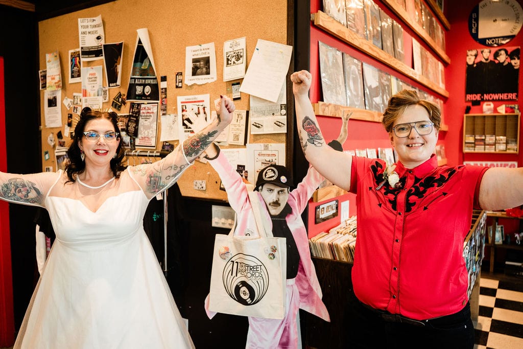 A Neon Museum Elopement with Elvis, Tattoos, and Vegas Lights – photo 22