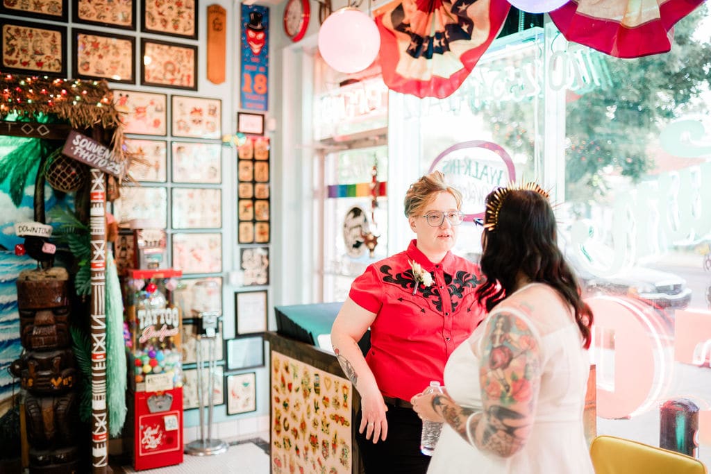 A Neon Museum Elopement with Elvis, Tattoos, and Vegas Lights – photo 23
