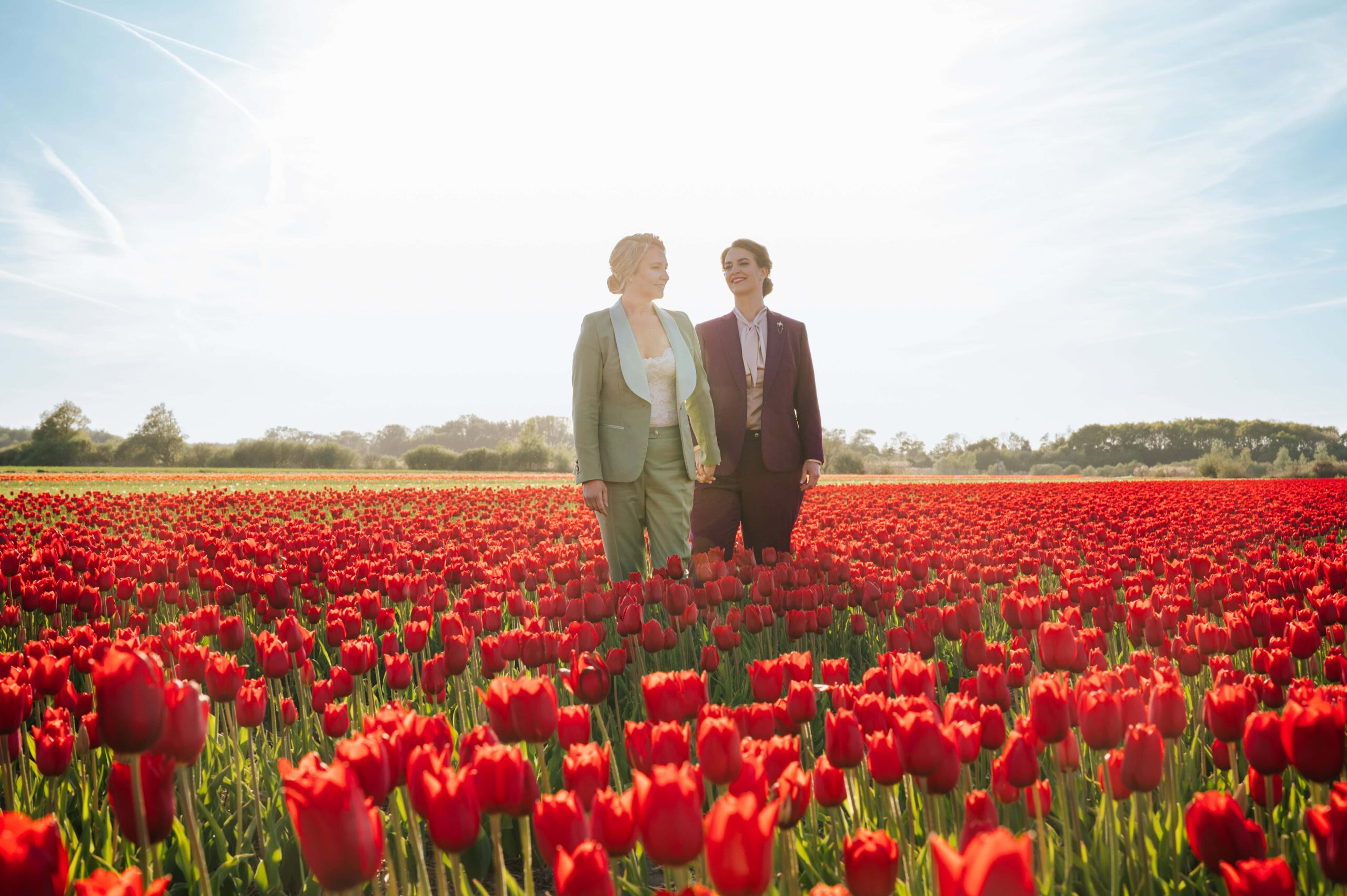 A Colorful Amsterdam Tulip Field Elopement โ photo 5