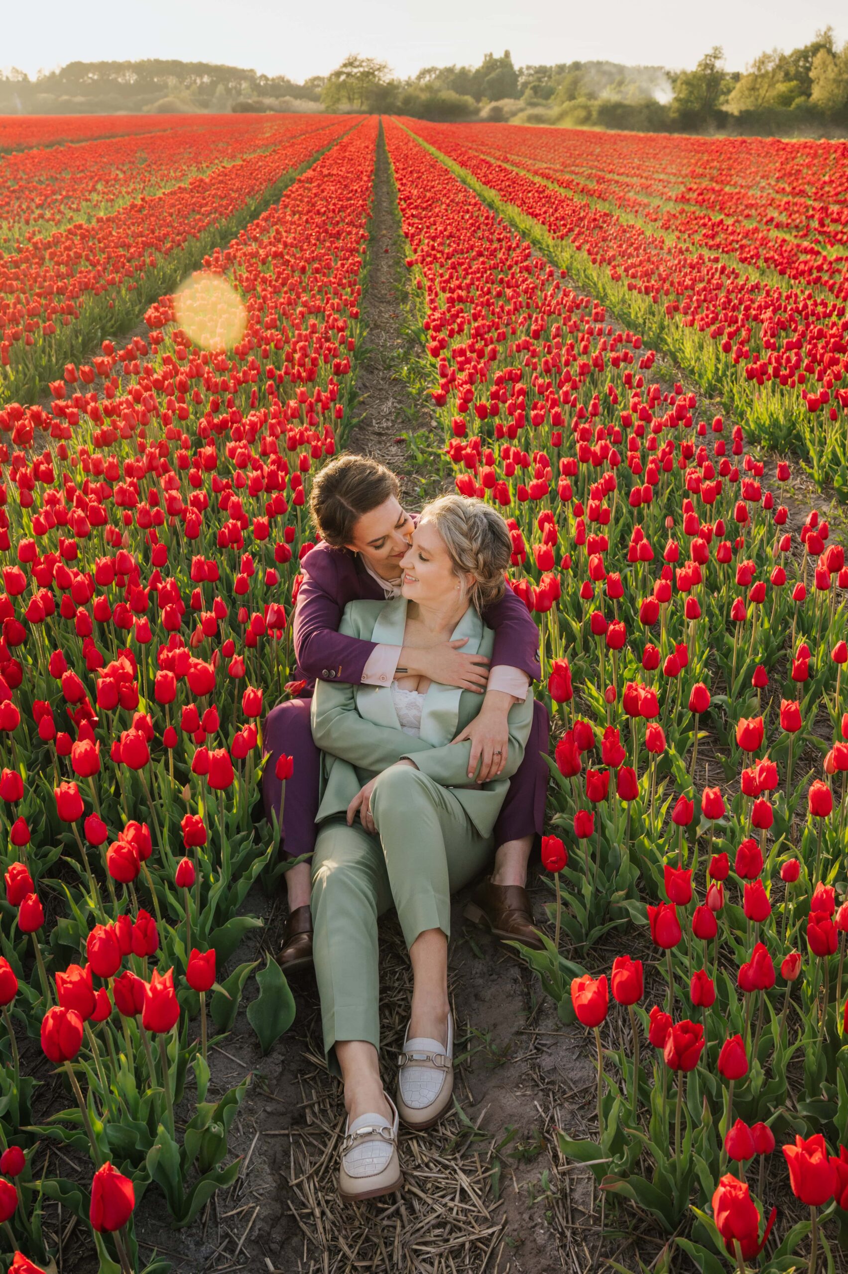 A Colorful Amsterdam Tulip Field Elopement โ photo 17