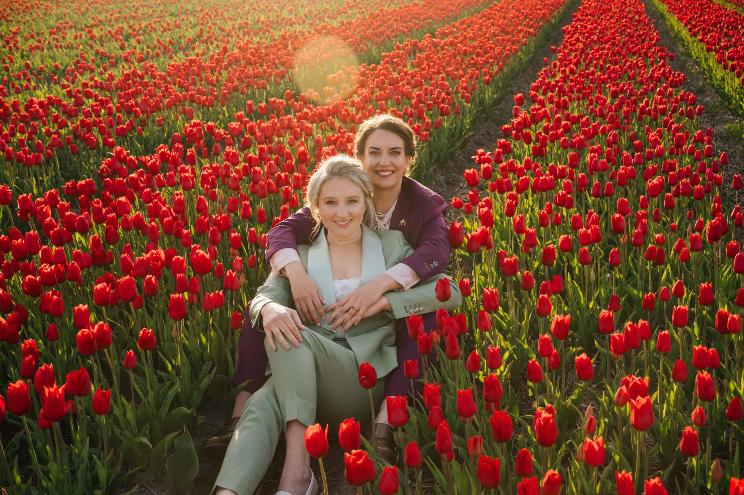 A Colorful Amsterdam Tulip Field Elopement โ photo 21