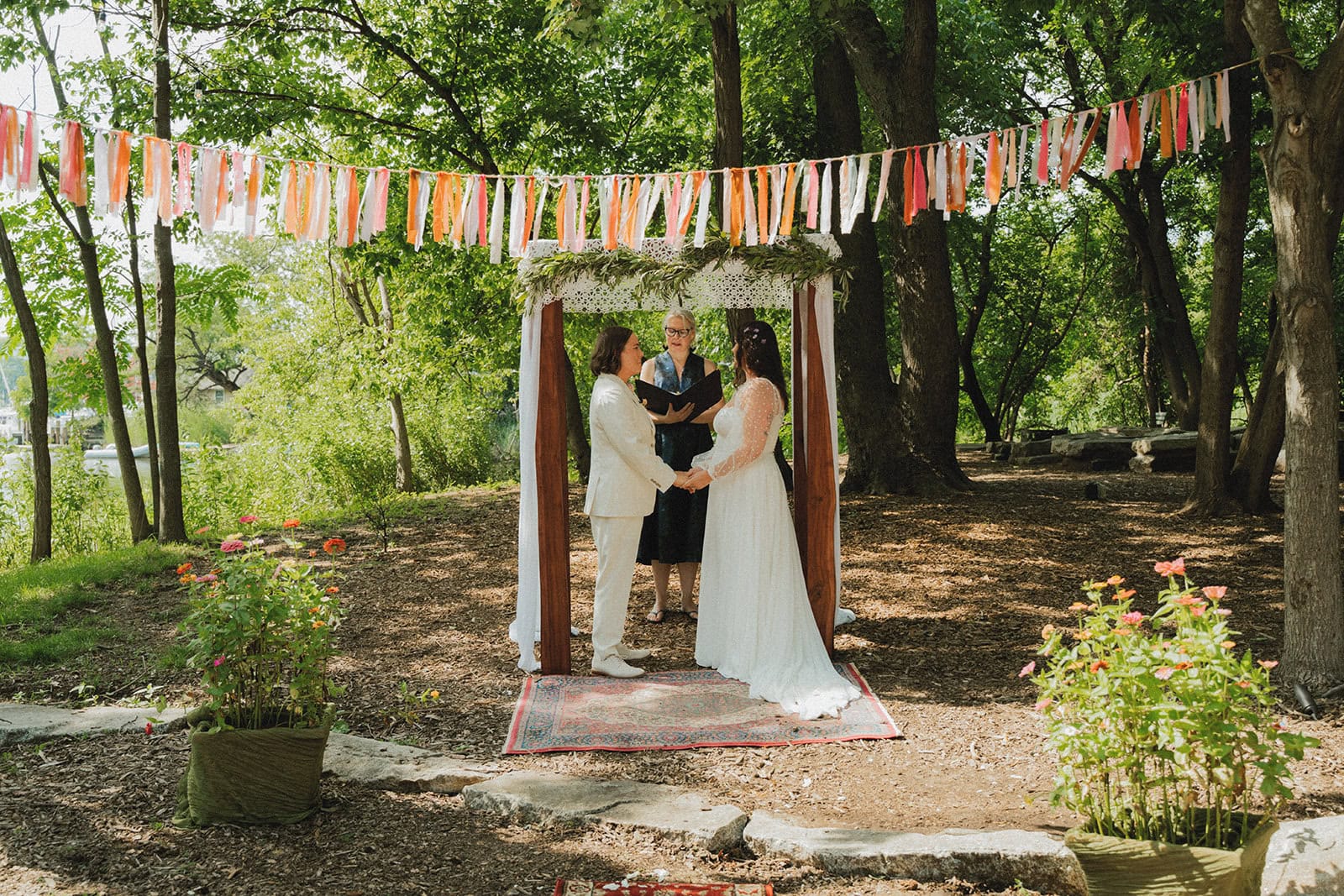 A Celestial Lesbian Wedding at Annapolis Maritime Museum