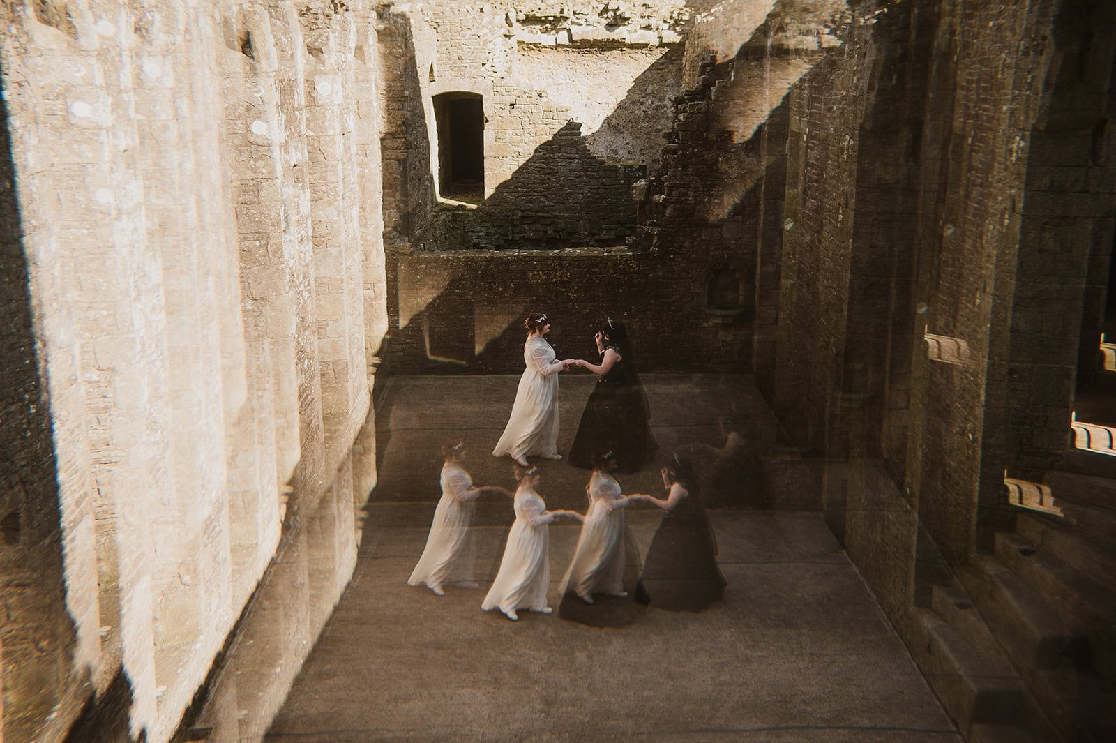 A Castlecore Romantasy Elopement at Bolton Castle – photo 21