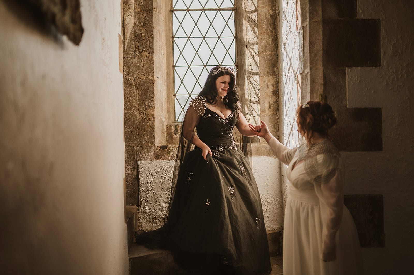 A Castlecore Romantasy Elopement at Bolton Castle – photo 24