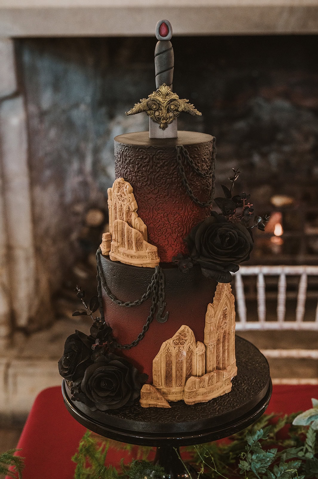 A Castlecore Romantasy Elopement at Bolton Castle – photo 27