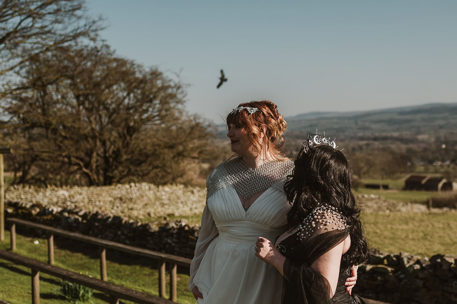 A Castlecore Romantasy Elopement at Bolton Castle – photo 33