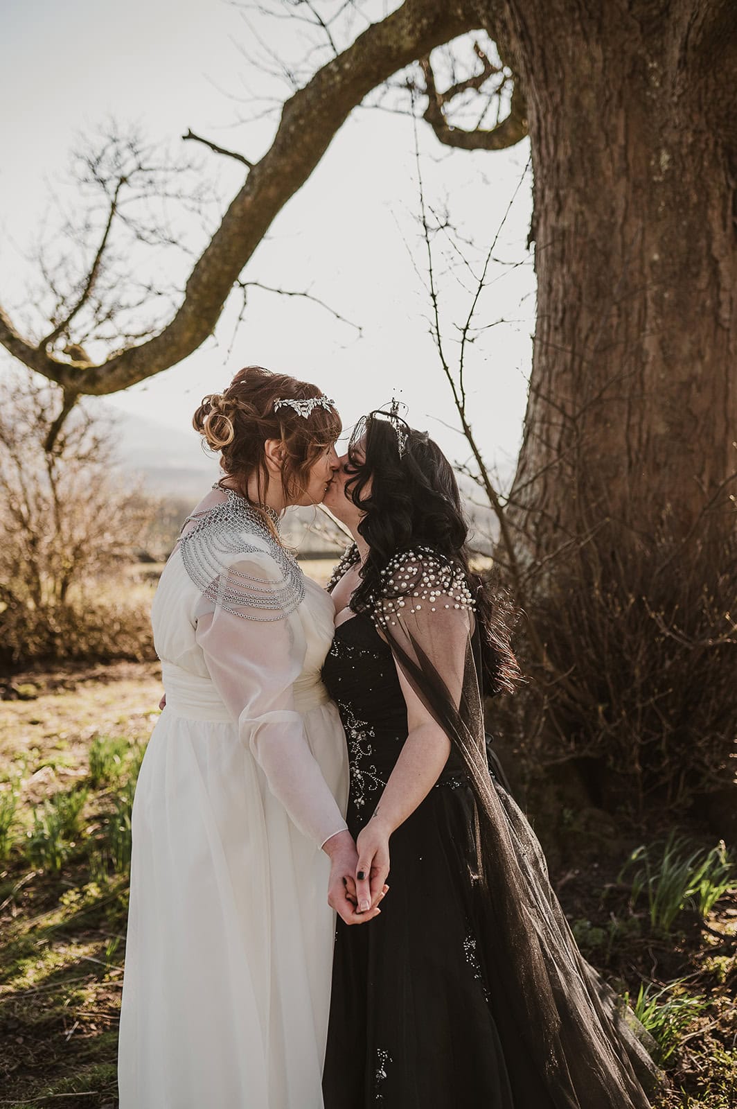 A Castlecore Romantasy Elopement at Bolton Castle – photo 35