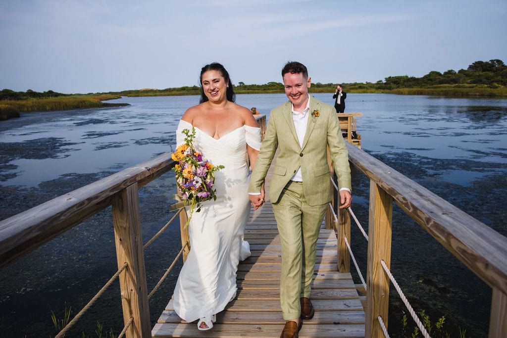 A Nantucket Summer Elopement with Wildflowers and Dockside Vows – photo 7