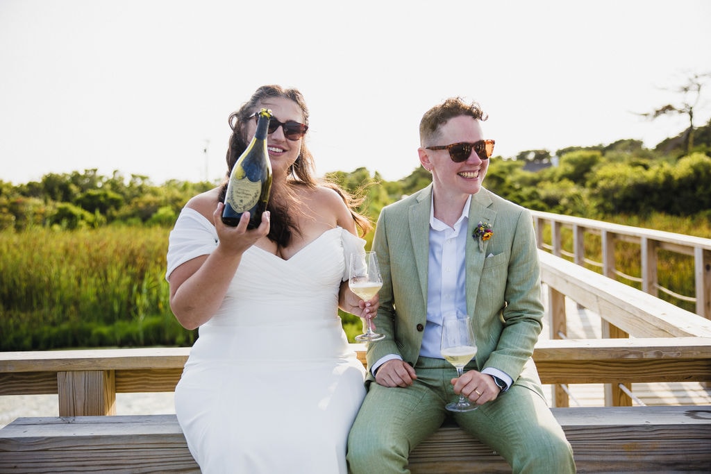 A Nantucket Summer Elopement with Wildflowers and Dockside Vows – photo 9