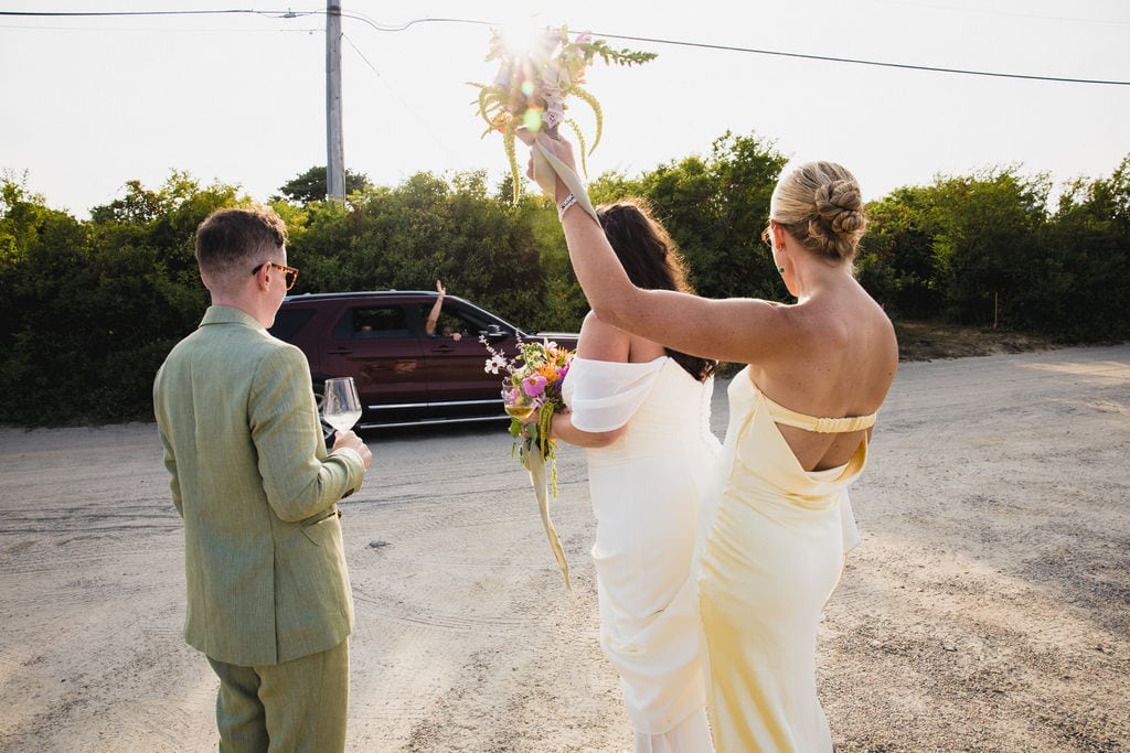 A Nantucket Summer Elopement with Wildflowers and Dockside Vows – photo 10