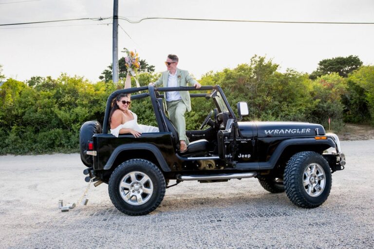 A Nantucket Summer Elopement with Wildflowers and Dockside Vows