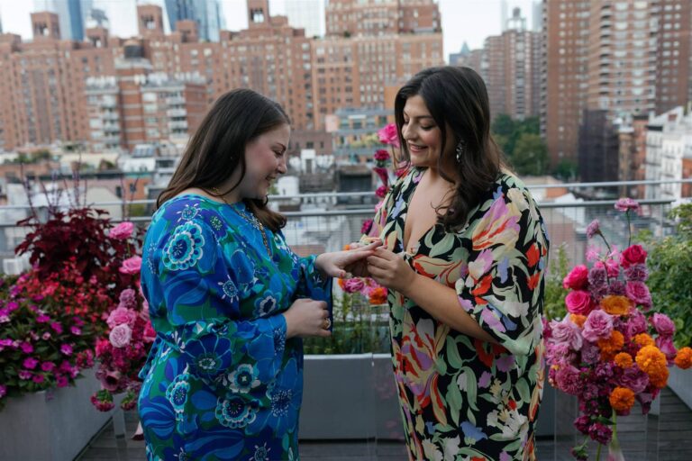 A Lesbian Flag Inspired Rooftop Proposal in NYC