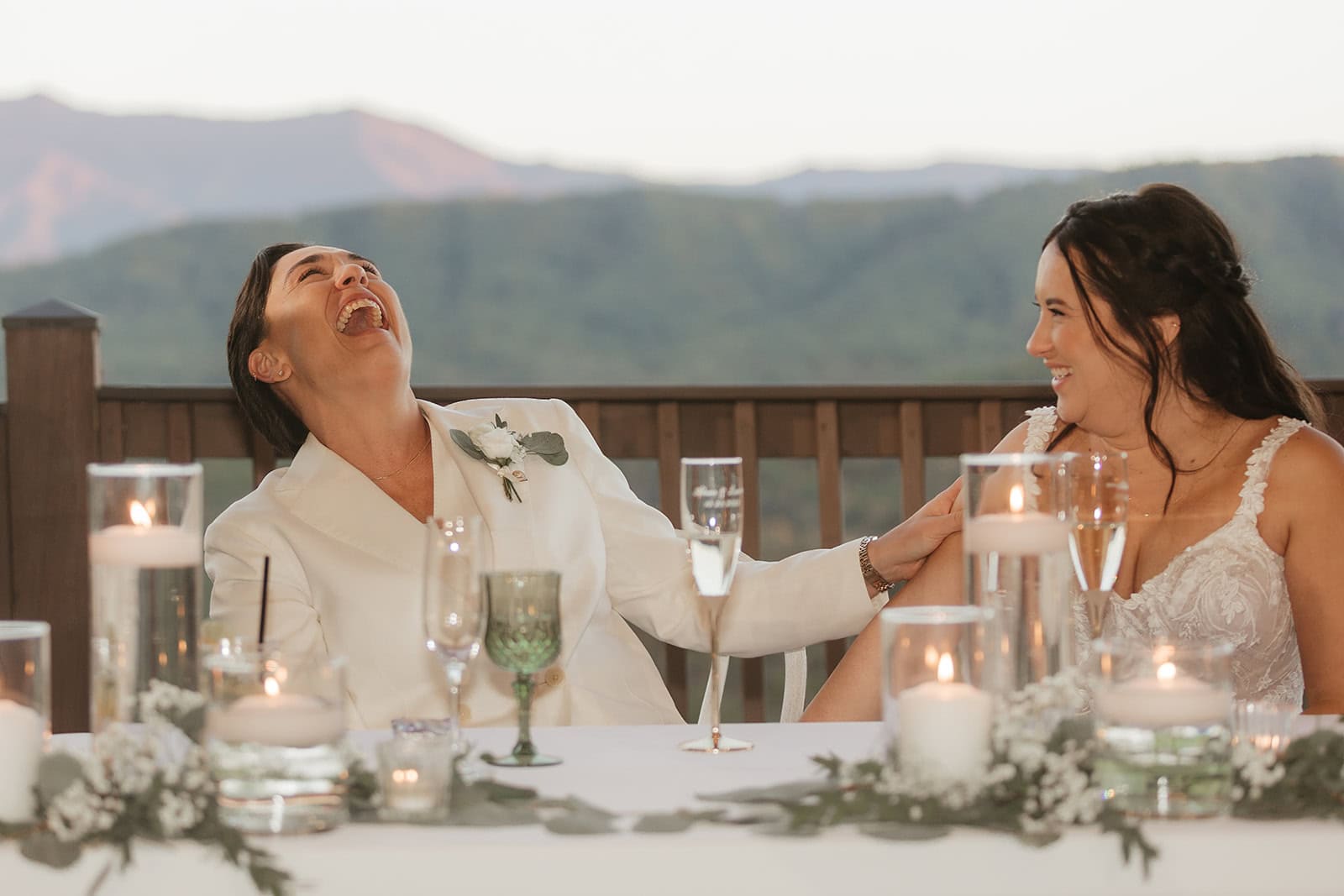 A Smoky Mountain Wedding with Cuban Food and a Packed Dance Floor – photo 26