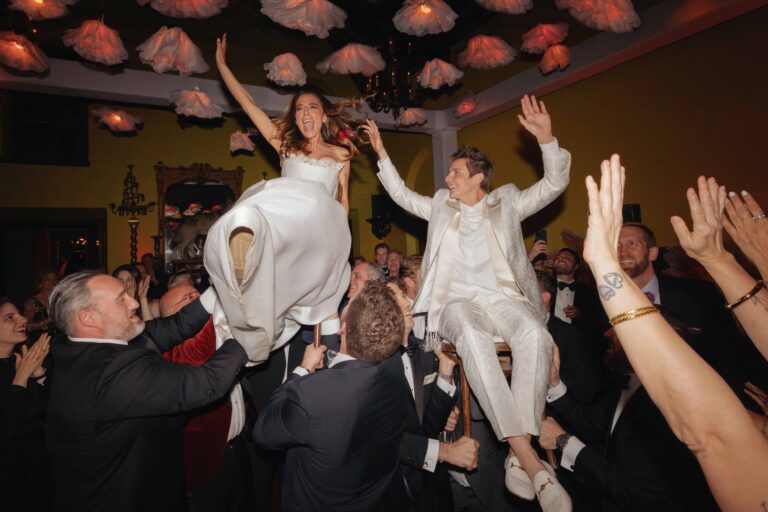 A Silverlake Wedding Weekend with Old-Hollywood Disco Energy