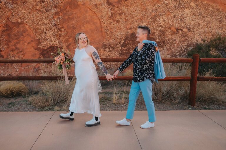 A Moab Styled Shoot That Became Their Wedding Photos