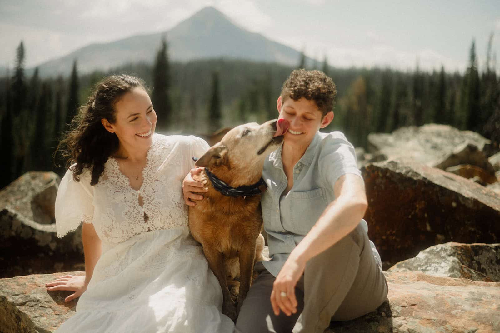 A Cozy Big Sky Hiking Engagement by Honeybee Weddings โ photo 22