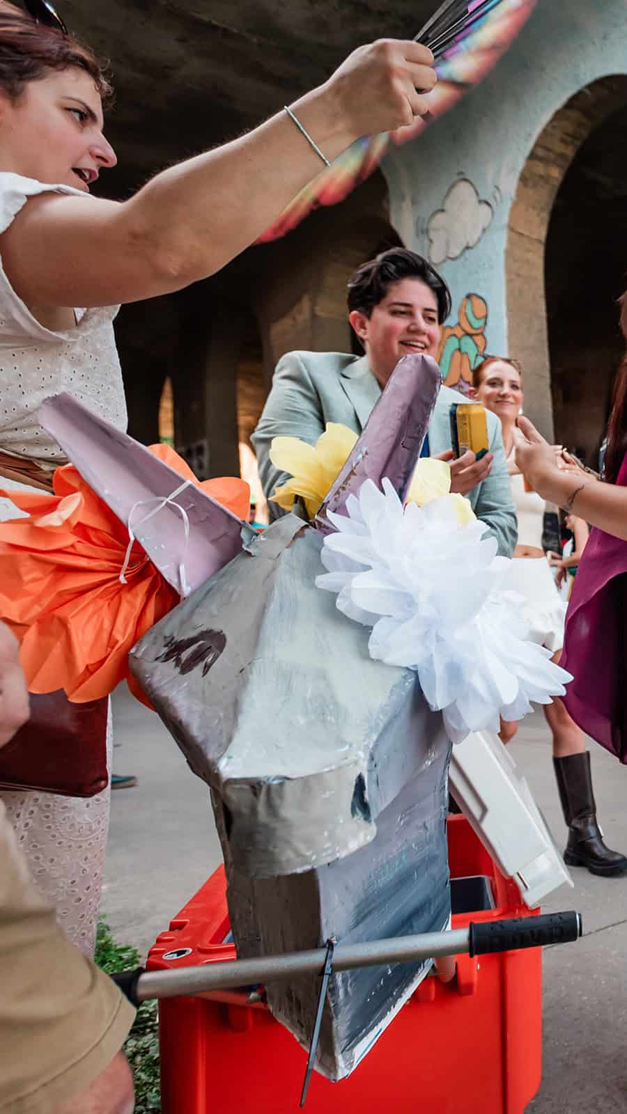 A Callejoneada Proposal in Atlanta with Paper Mâché Puppets and a Drink Donkey – photo 9