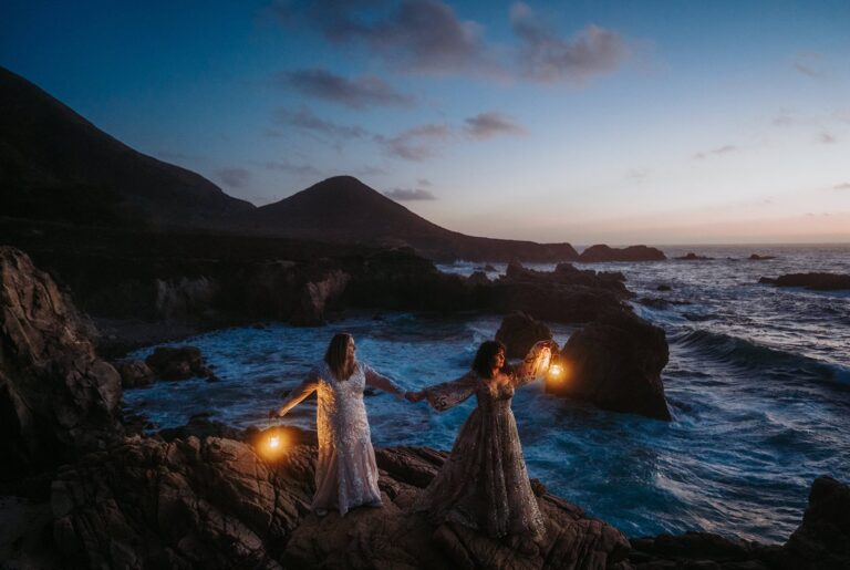A Big Sur Elopement with Redwoods, Cliffs, and Handwritten Vows