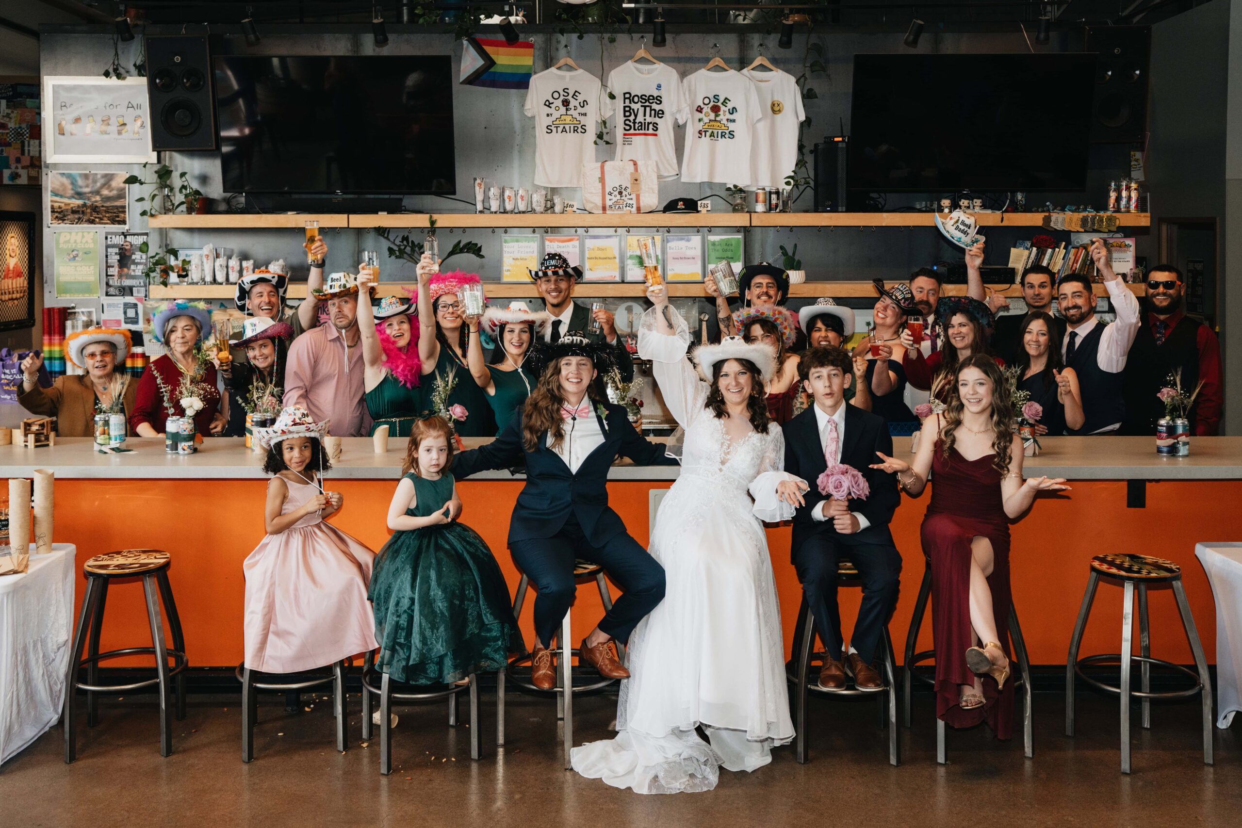 A Phoenix Brewery Wedding at Roses by the Stairs – photo 24