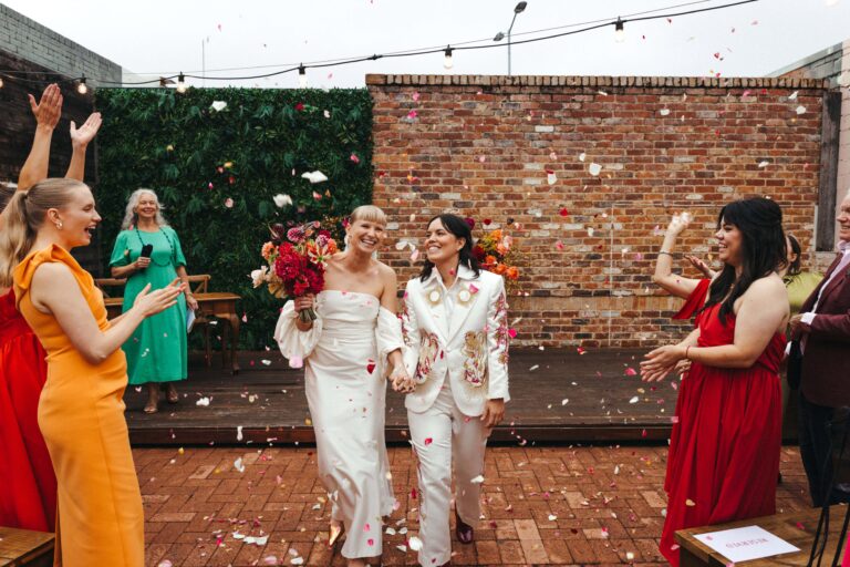 A Red Cheongsam, a Zodiac-Embroidered Suit, and a Perth Queer Wedding