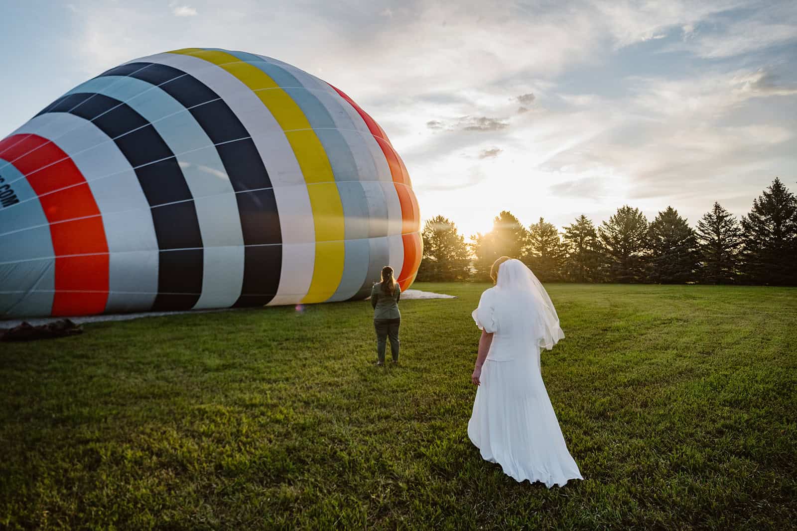A Denver Hot Air Balloon Elopement with Private Vows – photo 1